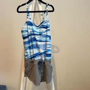 Ivivva Romper with Built in Bra, size 8. EUC